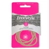 FREESTYLE Thick Elastics Metal Free Blonde 4pc