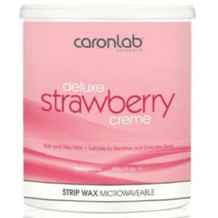 Caron Delux Strawberry Cream Strip Wax 800 Grams