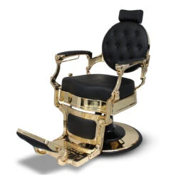 Salon & Co - Sebastian Barber Chair - Black & Gold