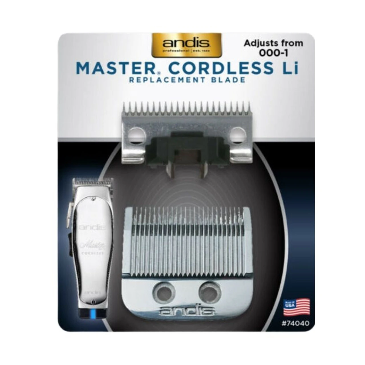 Andis Replacement Blade Set For Master Cordless Li Clipper