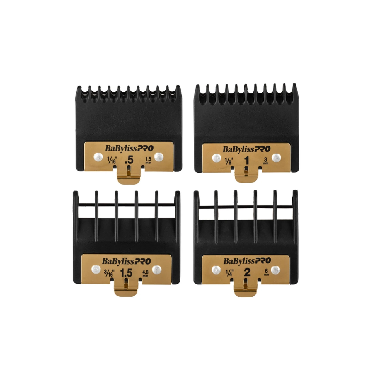 BaBylissPRO Outliner Trimmer Comb Attachments - 4 Pack