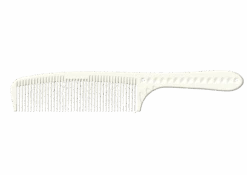 JRL Barbering Comb 7.6" - White J201