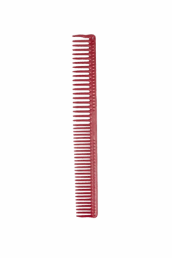 JRL Long Round Tooth Cutting Comb 9" - Red J306
