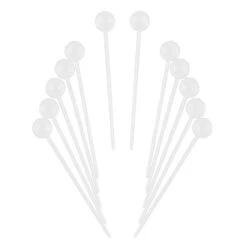 Plastic Roller Pins - 100 Pack - White