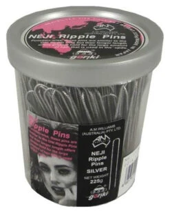 555 Neji Ripple Pins - Silver 3 Inch 100g