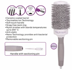 Iconic Hair Tools - Ceramic & Tourmaline Round Brush 53mm