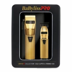 BaBylissPRO GoldFX Lithium Clipper & Skeleton Trimmer Combo
