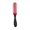 Denman Brushes D3 Medium Styling Brush 7 Rows - Black/Red