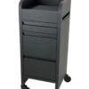 Joiken - Fusion 4 Drawer Hairdressing Beauty Trolley - Black - Click'n Clean Castor Wheels