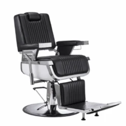 KARMA Barber Chair - Brisbane - Black/Silver
